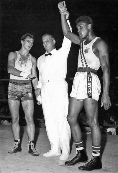 Cassius Clay wins Olympic Gold