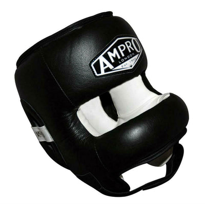 Ampro Face Protector Head Guard - Black