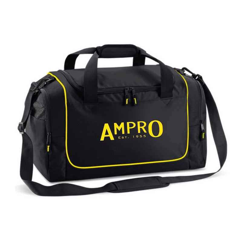 AMPRO Iconic Gym Bag Black Yellow